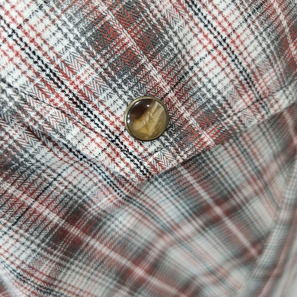 Pendleton Frontier men's button short-sleeve large - Picture 3 of 7